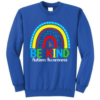 Autism Be Kind Rainbow Kindness Autism Awareness Month Gift Sweatshirt