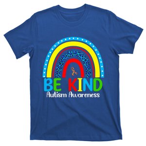 Autism Be Kind Rainbow Kindness Autism Awareness Month Gift T-Shirt