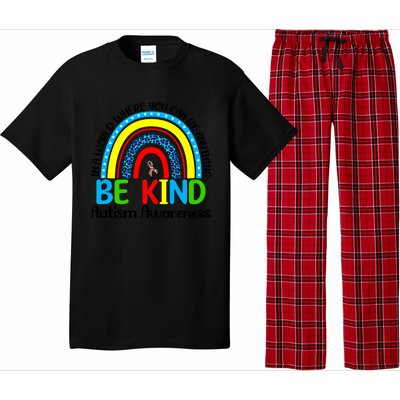 Autism Be Kind Rainbow Kindness Autism Awareness Month Gift Pajama Set