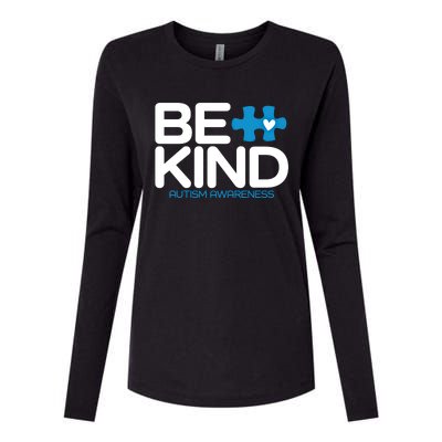 Autism Be Kind Gift Be Kind Autism Awareness Great Gift Womens Cotton Relaxed Long Sleeve T-Shirt