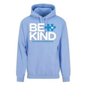 Autism Be Kind Gift Be Kind Autism Awareness Great Gift Unisex Surf Hoodie