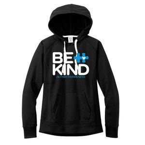 Autism Be Kind - Be Kind Autism Awareness Women's Fleece Hoodie