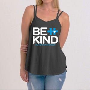 Autism Be Kind - Be Kind Autism Awareness Women's Strappy Tank