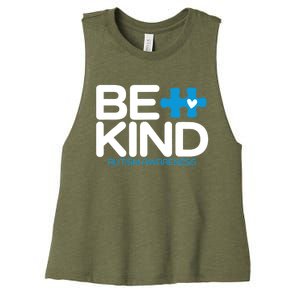 Autism Be Kind - Be Kind Autism Awareness Women's Racerback Cropped Tank