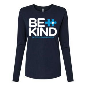 Autism Be Kind - Be Kind Autism Awareness Womens Cotton Relaxed Long Sleeve T-Shirt