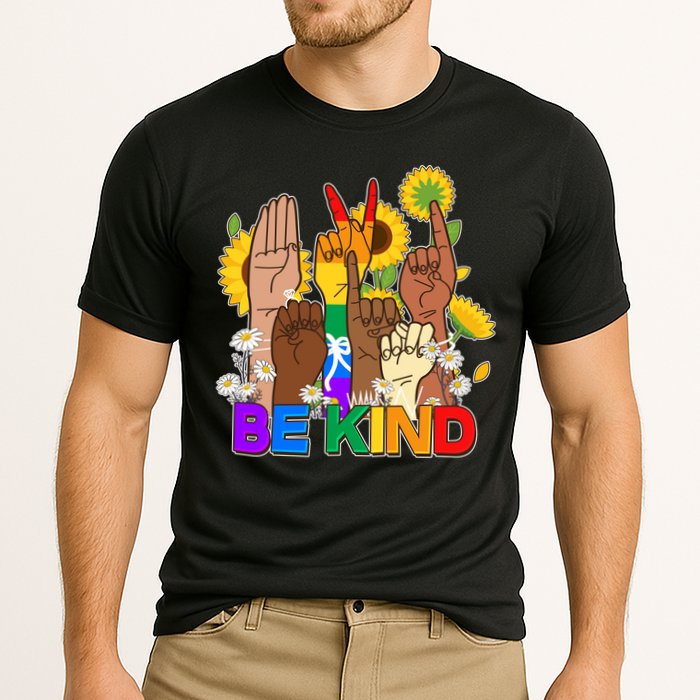 ASL Be Kind Sign Language Performance Shirt