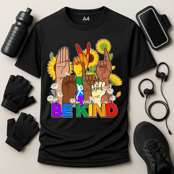 ASL Be Kind Sign Language Performance Shirt