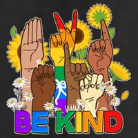 ASL Be Kind Sign Language Beanie