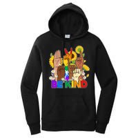 ASL Be Kind Sign Language Women's Pullover Hoodie