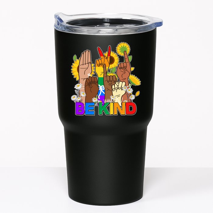 ASL Be Kind Sign Language Tumbler