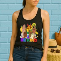 ASL Be Kind Sign Language Womens Tank Top