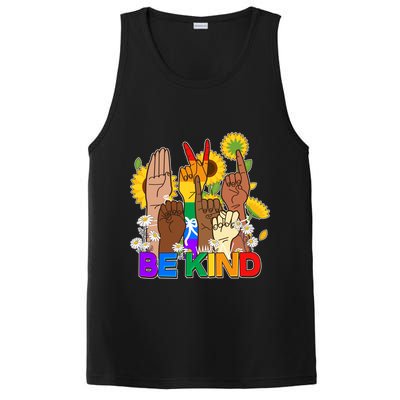 ASL Be Kind Sign Language PosiCharge Competitor Tank