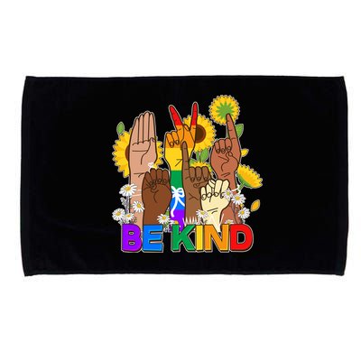 ASL Be Kind Sign Language Microfiber Hand Towel