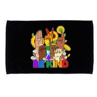 ASL Be Kind Sign Language Microfiber Hand Towel