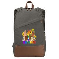 ASL Be Kind Sign Language Cotton Canvas Backpack