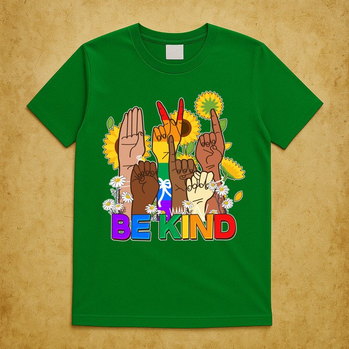 ASL Be Kind Sign Language T-Shirt