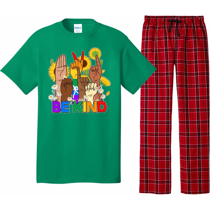 ASL Be Kind Sign Language Pajama Set