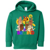 ASL Be Kind Sign Language Toddler Hoodie