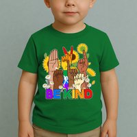 ASL Be Kind Sign Language Toddler T-Shirt