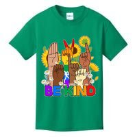 ASL Be Kind Sign Language Kids T-Shirt