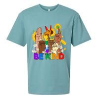 ASL Be Kind Sign Language Sueded Cloud Jersey T-Shirt