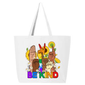 ASL Be Kind Sign Language 25L Jumbo Tote