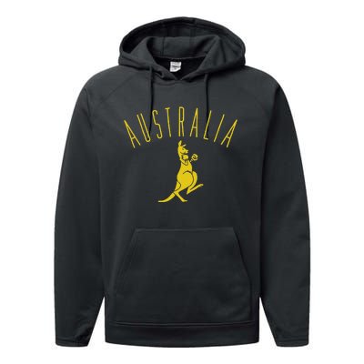 Australia Boxing Kangaroo Performance Fleece Hoodie