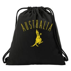 Australia Boxing Kangaroo Drawstring Bag