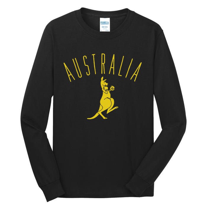 Australia Boxing Kangaroo Tall Long Sleeve T-Shirt