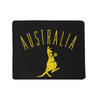 Australia Boxing Kangaroo Mousepad