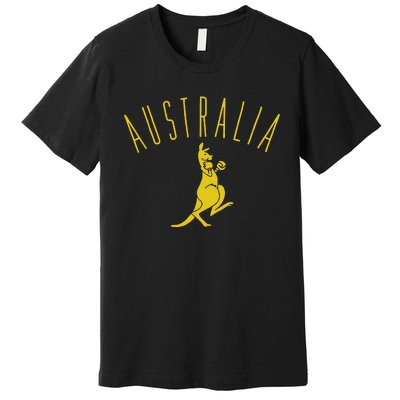 Australia Boxing Kangaroo Premium T-Shirt