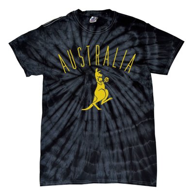 Australia Boxing Kangaroo Tie-Dye T-Shirt