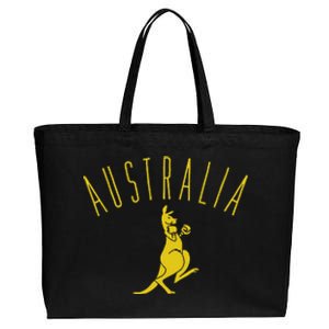 Australia Boxing Kangaroo Cotton Canvas Jumbo Tote