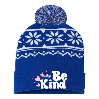 Always Be Kind Positivity Spirit Work And School Gift USA-Made Snowflake Beanie