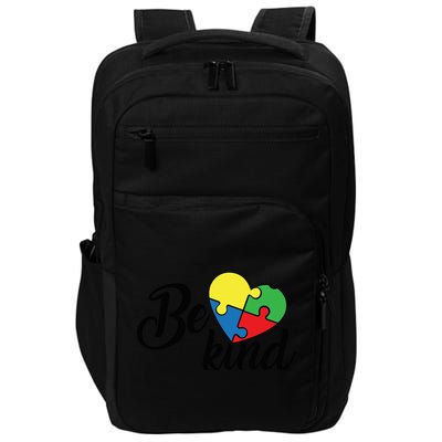 Autism, Be Kind Heart, Autism Awareness Impact Tech Backpack
