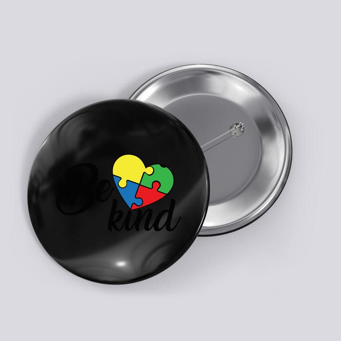 Autism, Be Kind Heart, Autism Awareness Button