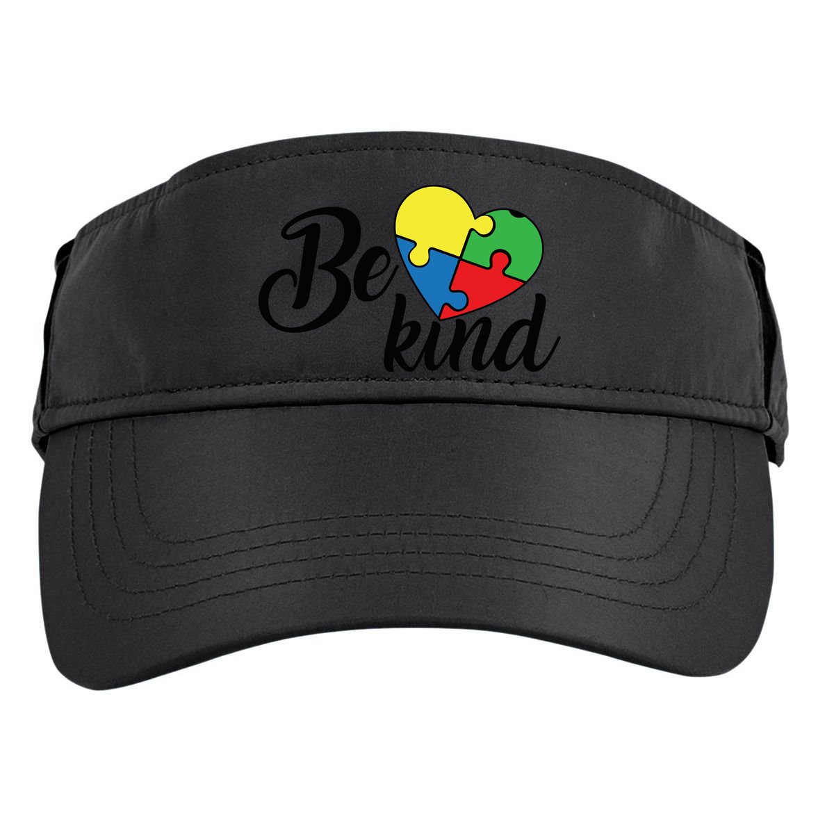 Autism, Be Kind Heart, Autism Awareness Adult Drive Performance Visor