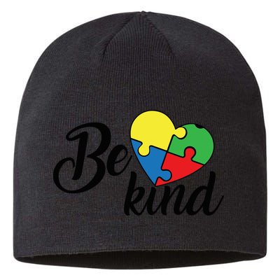 Autism, Be Kind Heart, Autism Awareness Sustainable Beanie