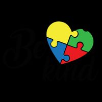 Autism, Be Kind Heart, Autism Awareness 16 in Basic Backpack
