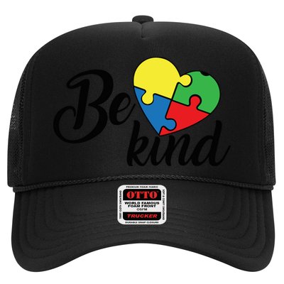 Autism, Be Kind Heart, Autism Awareness Trucker Hat