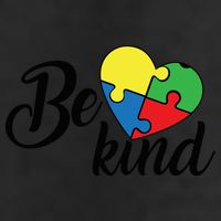 Autism, Be Kind Heart, Autism Awareness Golf Towel