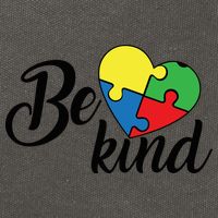 Autism, Be Kind Heart, Autism Awareness Cotton Canvas Backpack