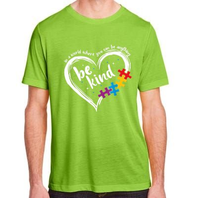 Autism Be Kind Women Blue Be Kind Autism Awareness Adult ChromaSoft Performance T-Shirt