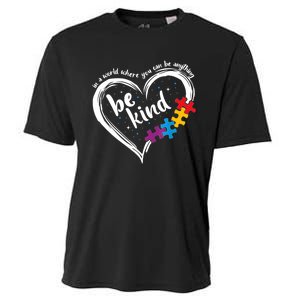 Autism Be Kind Women Blue Be Kind Autism Awareness Cooling Performance Crew T-Shirt