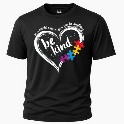 Autism Be Kind Women Blue Be Kind Autism Awareness Cooling Performance Crew T-Shirt