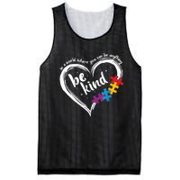 Autism Be Kind Women Blue Be Kind Autism Awareness Mesh Reversible Basketball Jersey Tank