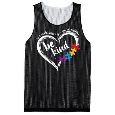 Autism Be Kind Women Blue Be Kind Autism Awareness Mesh Reversible Basketball Jersey Tank