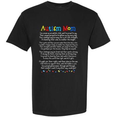 Autism Be Kind Autism Awareness For Autism Mom Garment-Dyed Heavyweight T-Shirt