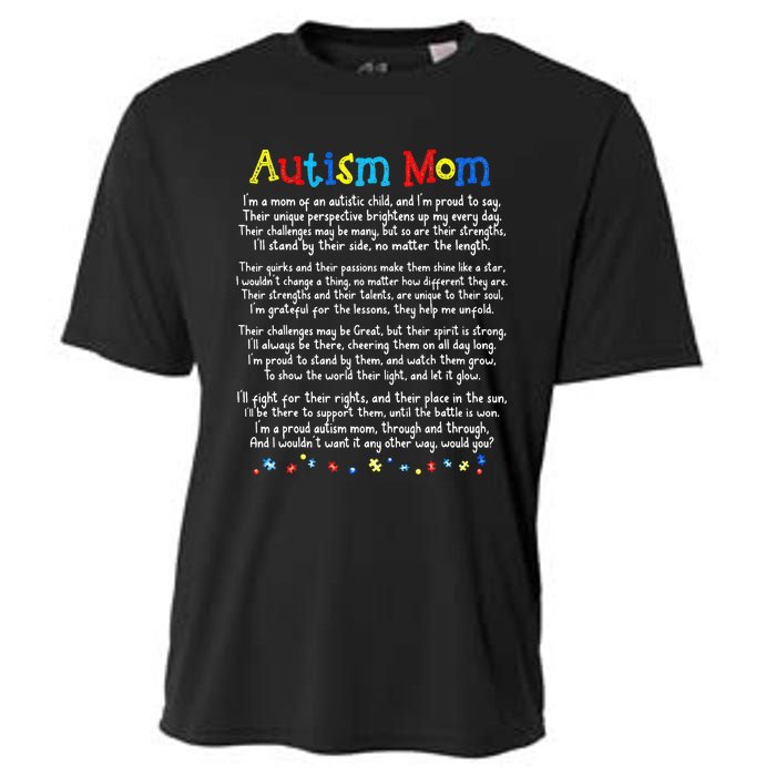 Autism Be Kind Autism Awareness For Autism Mom Cooling Performance Crew T-Shirt