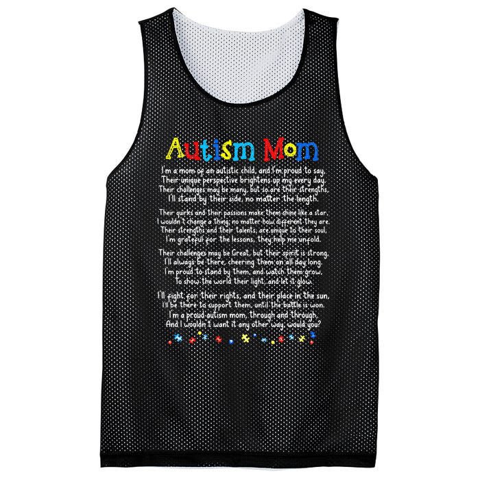 Autism Be Kind Autism Awareness For Autism Mom Mesh Reversible Basketball Jersey Tank